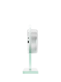 Acctim glass mantel clock H17cm - British product