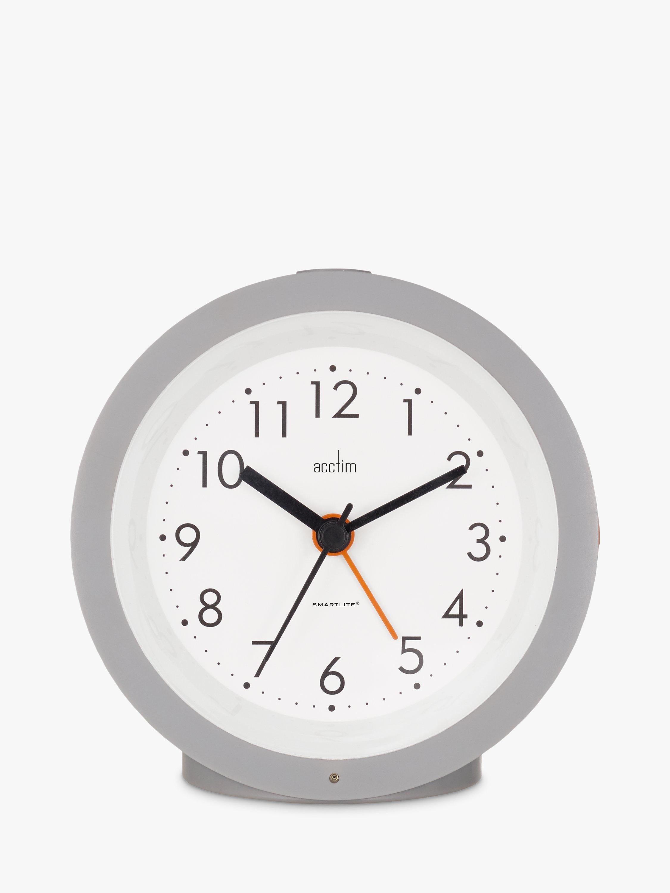 Acctim Elliot alarm clock grey, imported from the UK