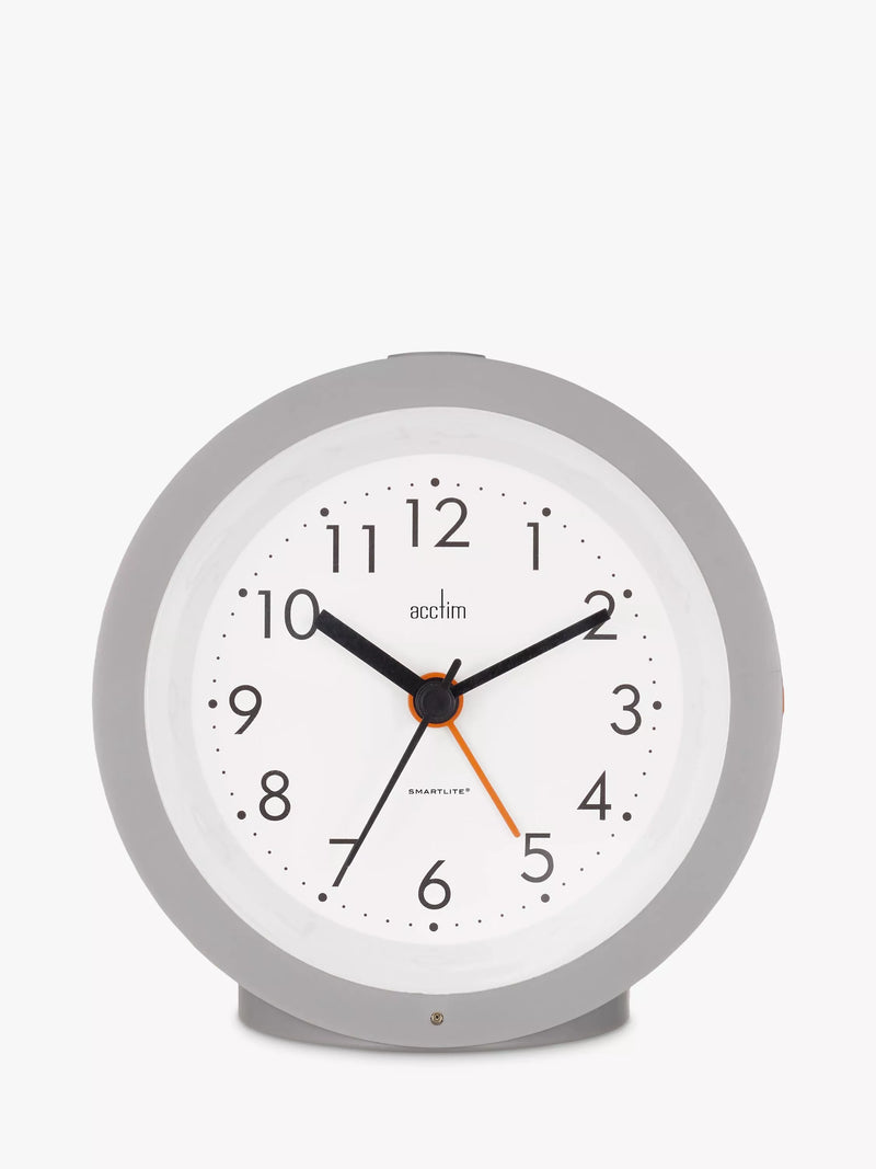 Acctim Elliot alarm clock grey, imported from the UK