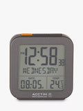 Acctim square digital radio controlled alarm clock - British product