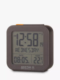 Acctim square digital radio controlled alarm clock - British product