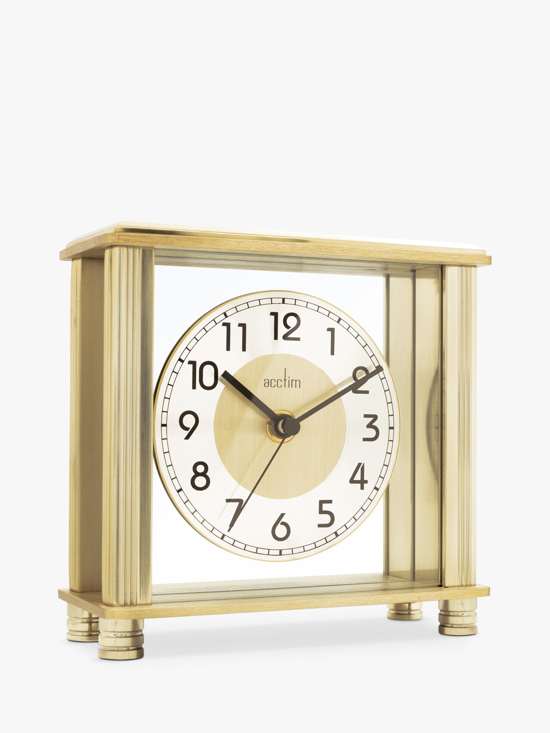 Acctim Hampden mantel clock brass dial, imported from the UK
