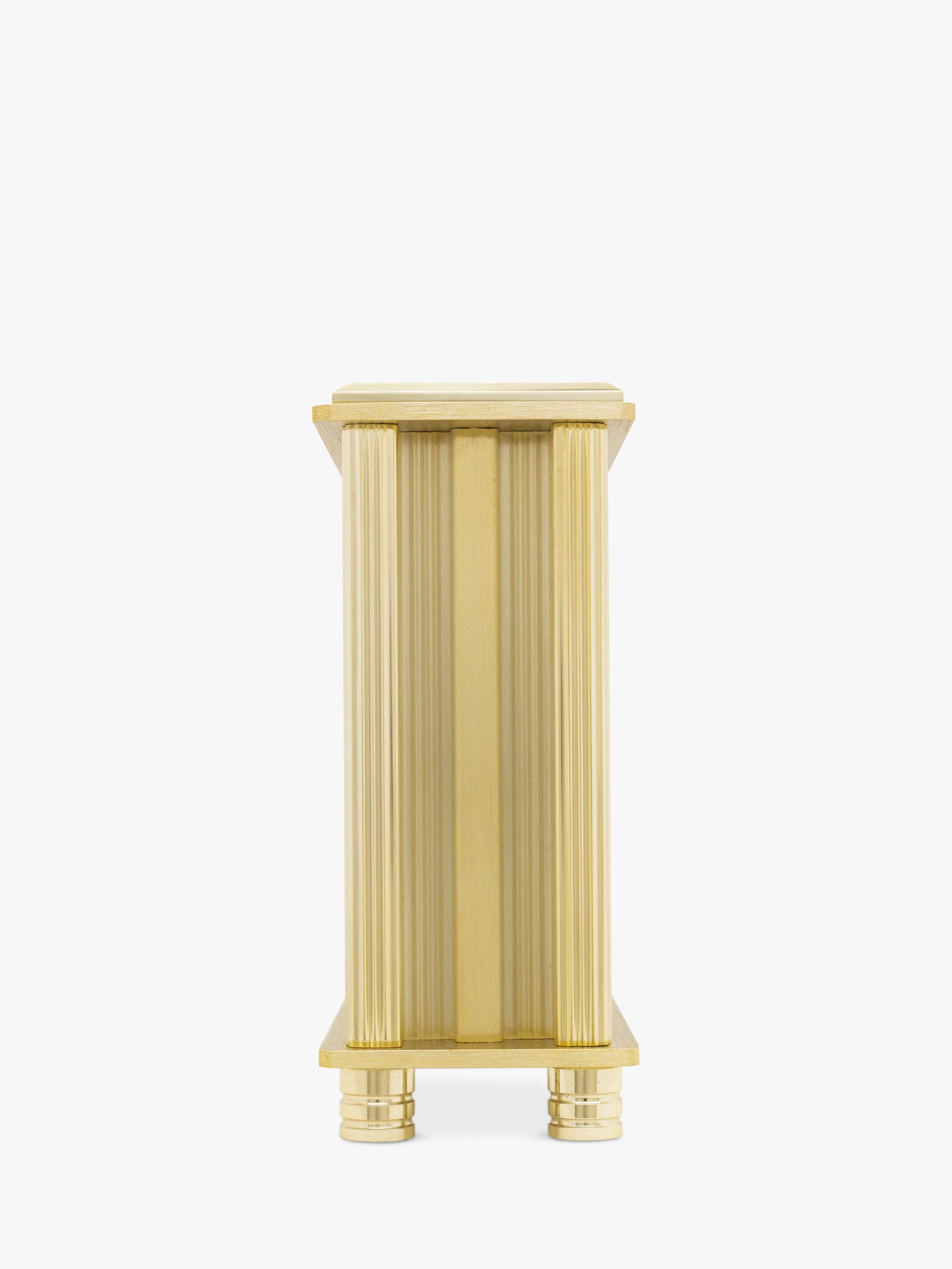 Acctim Hampden mantel clock brass dial, imported from the UK