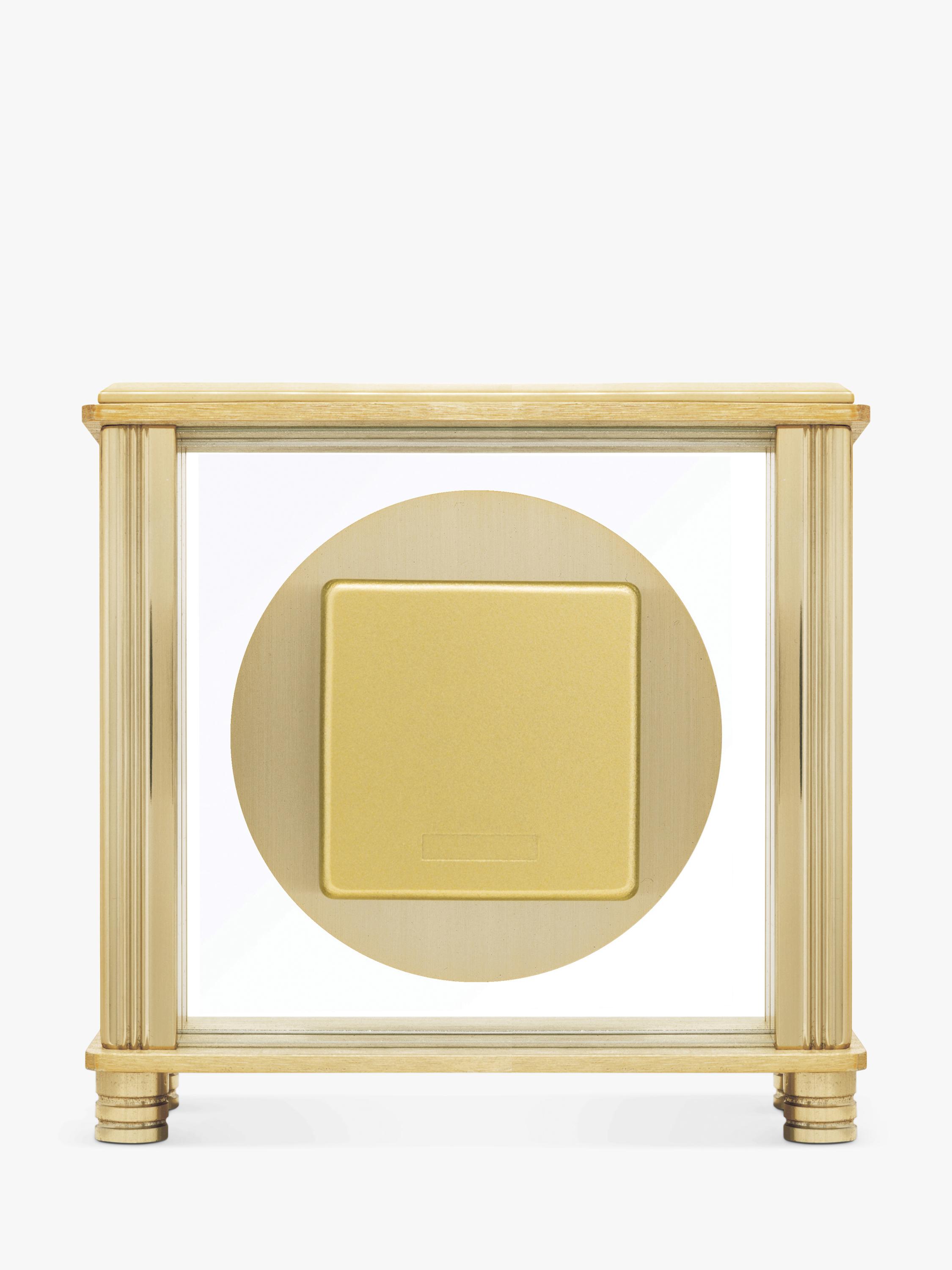 Acctim Hampden mantel clock brass dial, imported from the UK