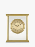 Acctim Halton mantel clock 18cm gold Roman numeral, UK version