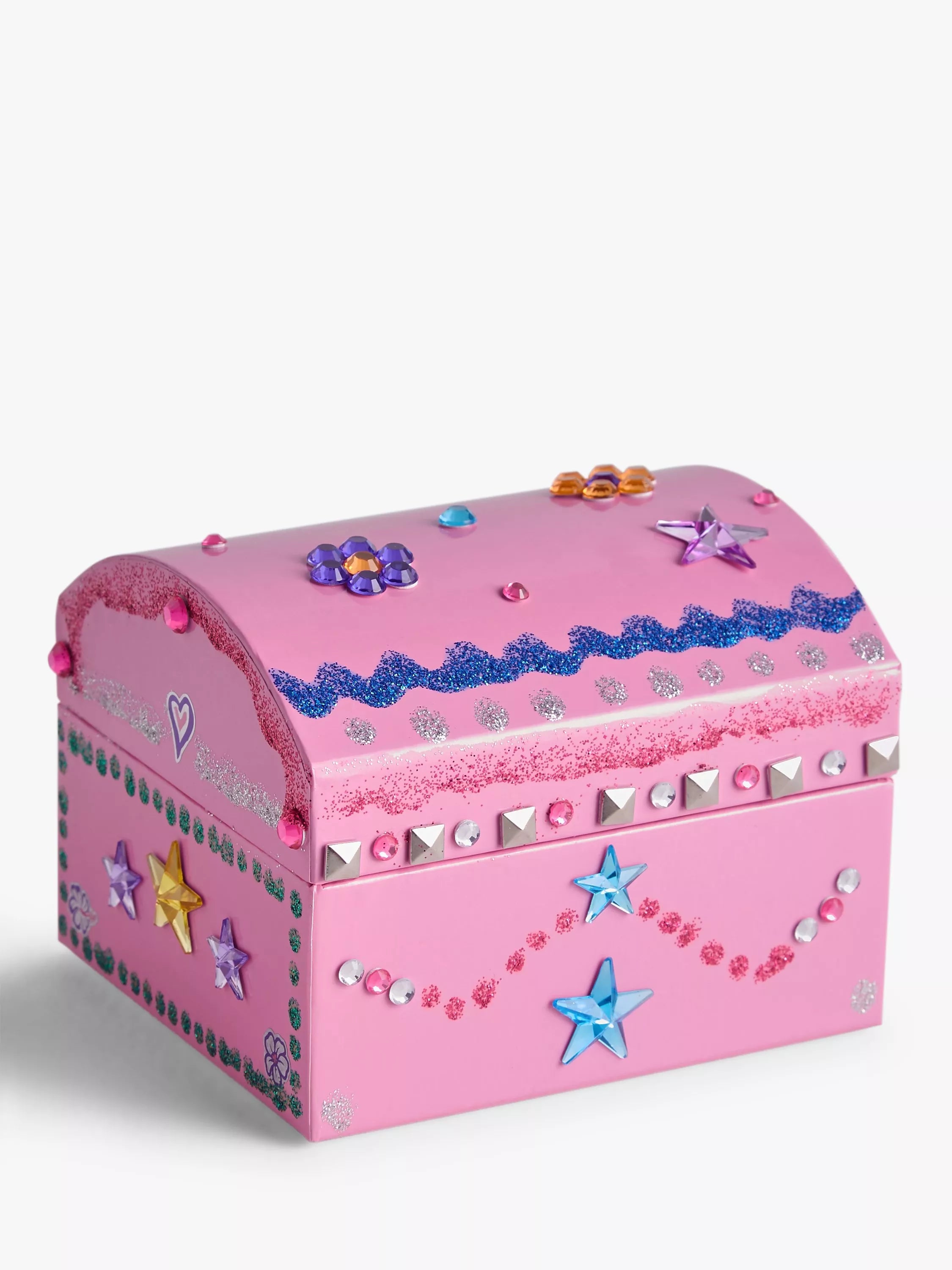John Lewis Decorate Your Own Jewellery Box craft kit, UK version