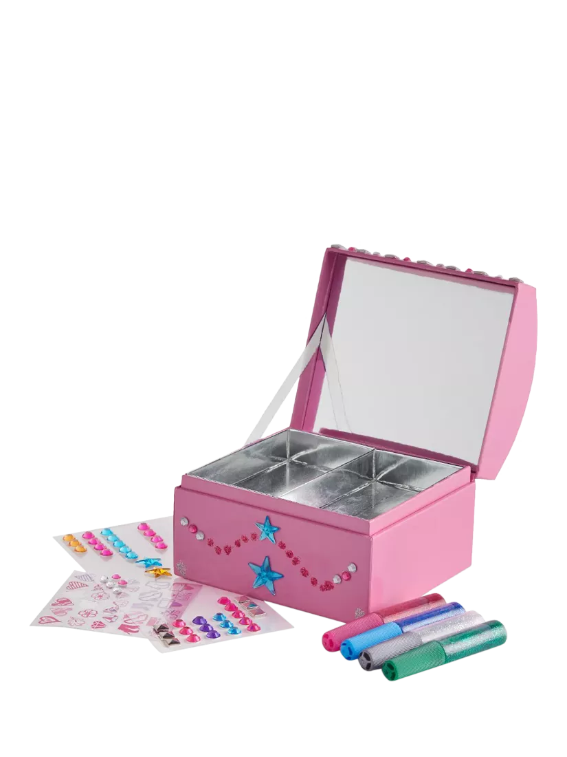 John Lewis Decorate Your Own Jewellery Box craft kit, UK version