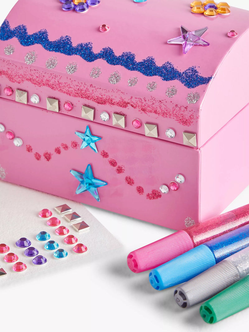 John Lewis Decorate Your Own Jewellery Box craft kit, UK version