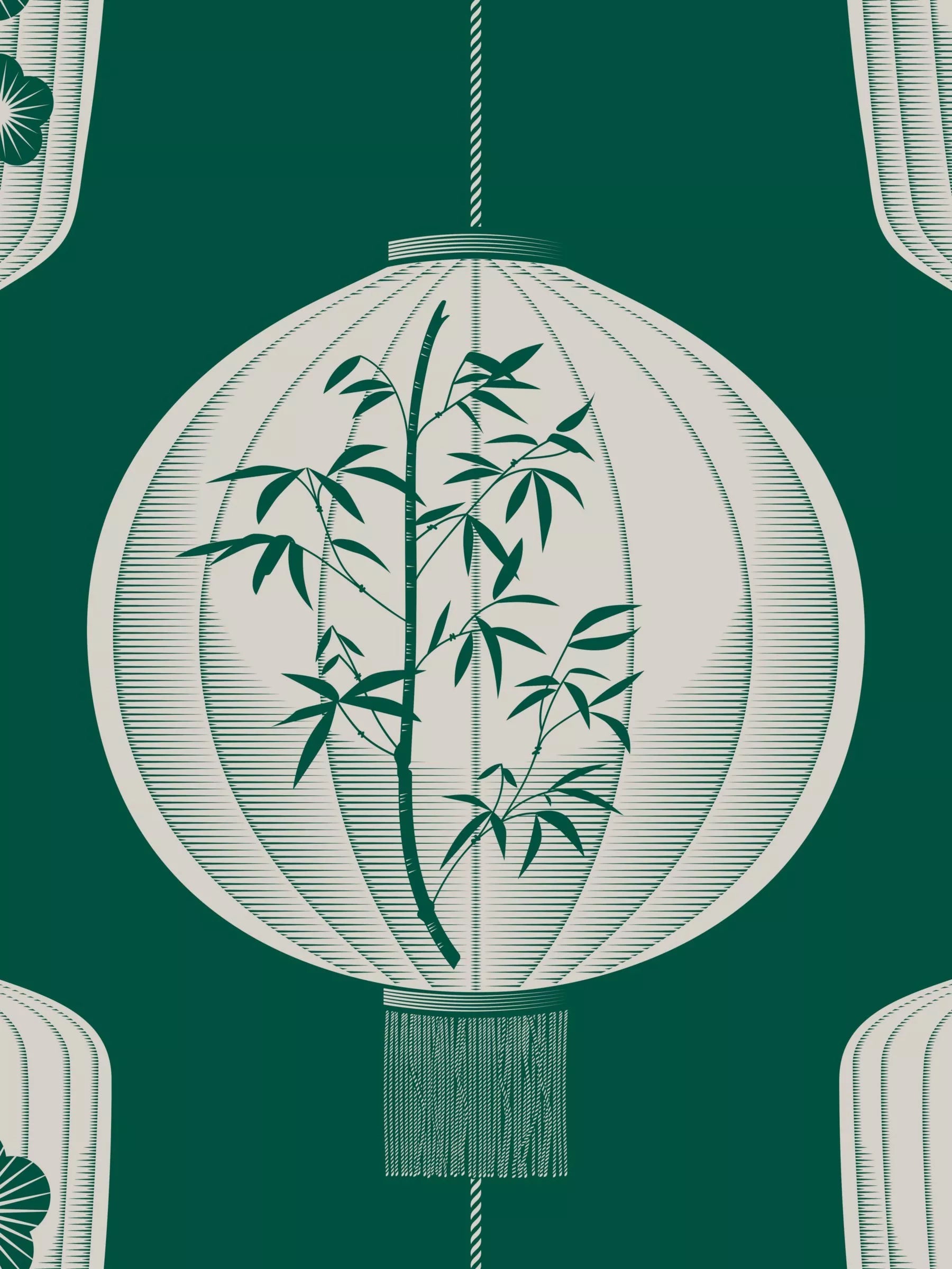 Mini Moderns Lucky Lantern Wallpaper, AZDPT045DF