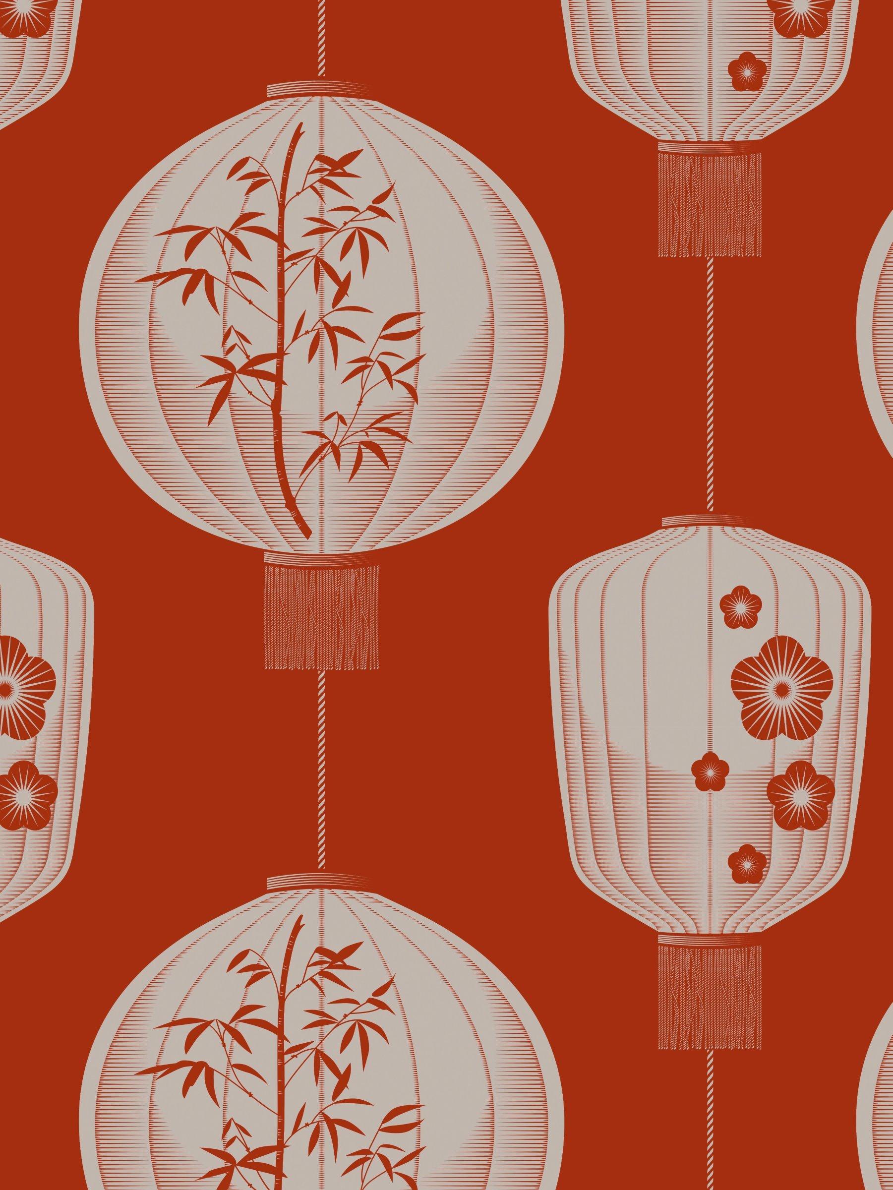 Mini Moderns Lucky Lantern wallpaper 10m x 52cm (British brand)