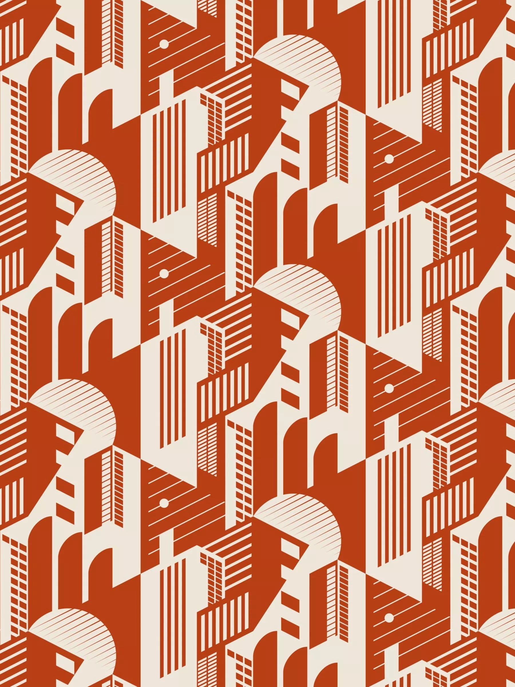 Mini Moderns Bauhaus Wallpaper 10m x 52cm