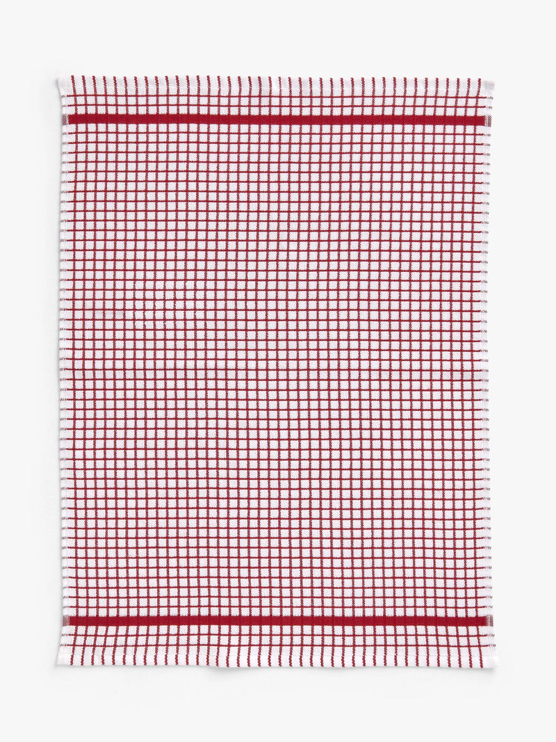 John Lewis Check Terry Cotton Tea Towel
