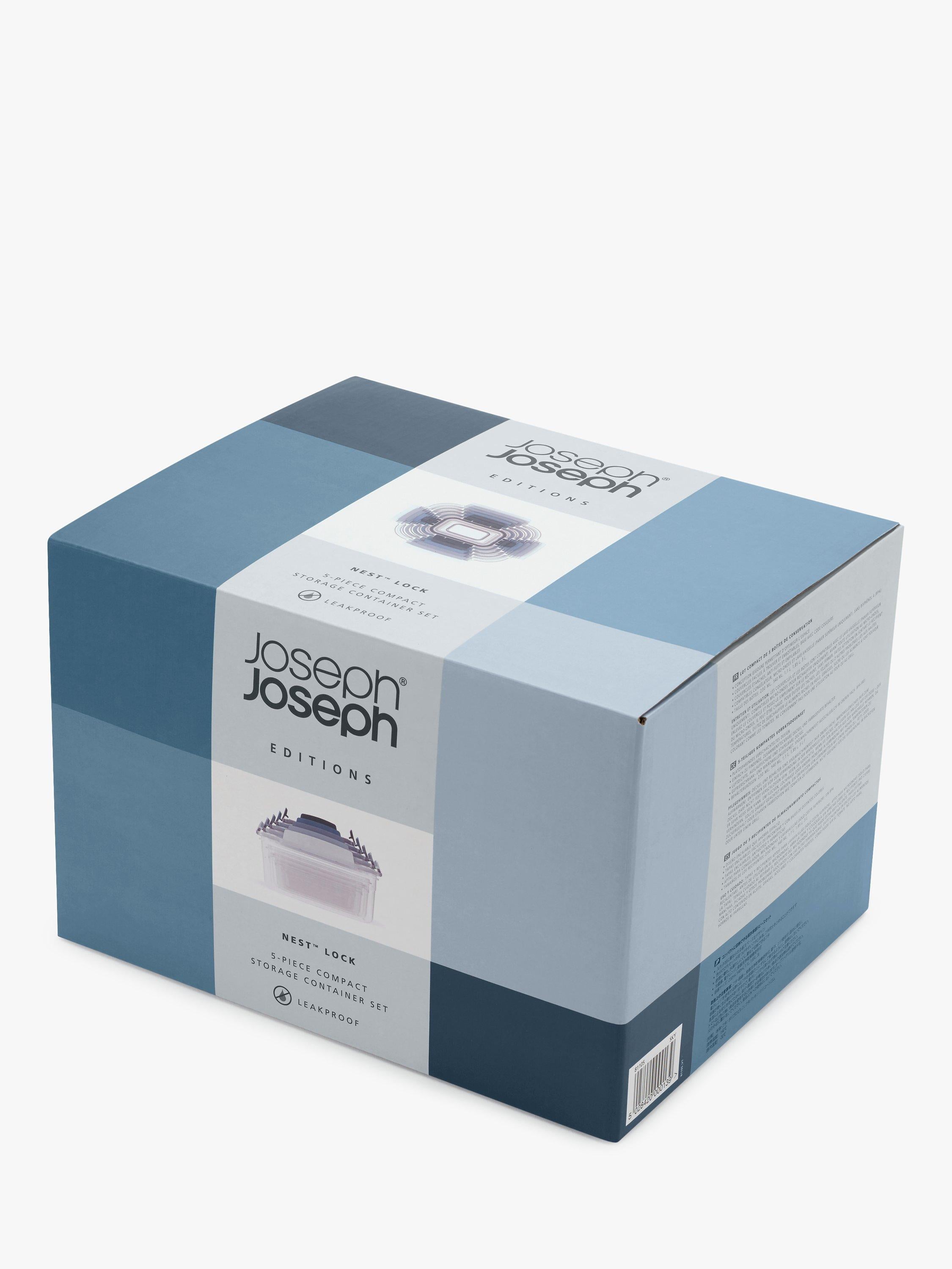 Joseph Joseph airtight storage containers set of 5 Sky, UK version