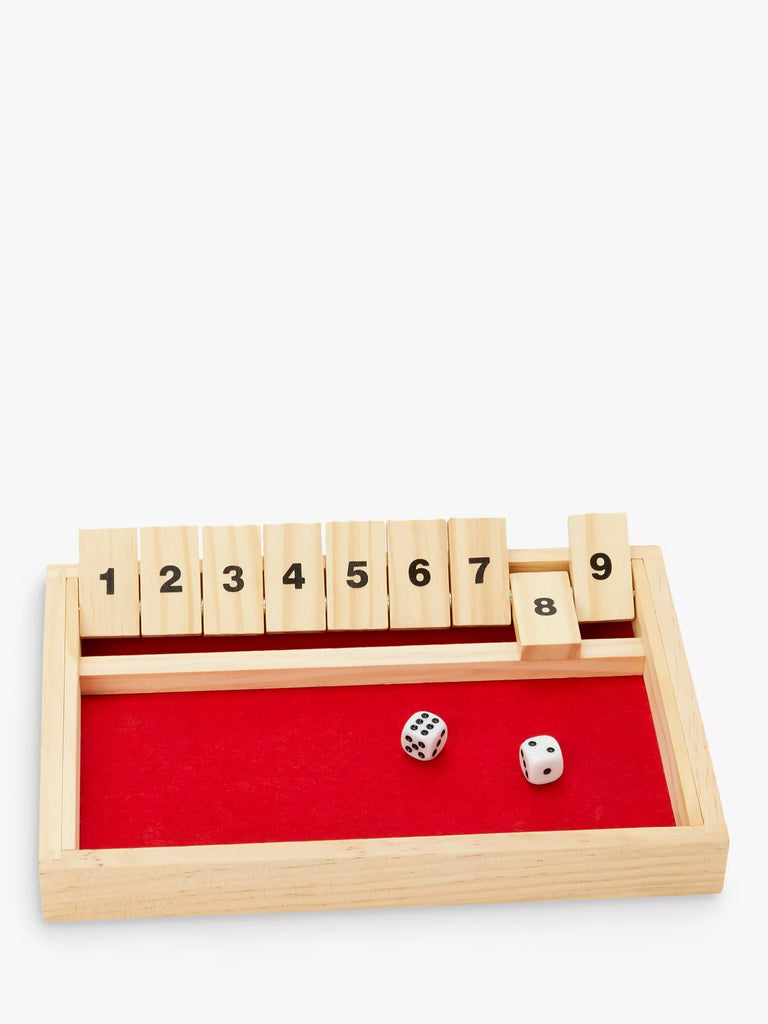 John Lewis Wooden Shut The Box Game