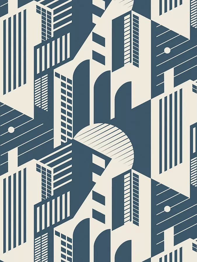Mini Moderns Bauhaus Wallpaper 10m x 52cm