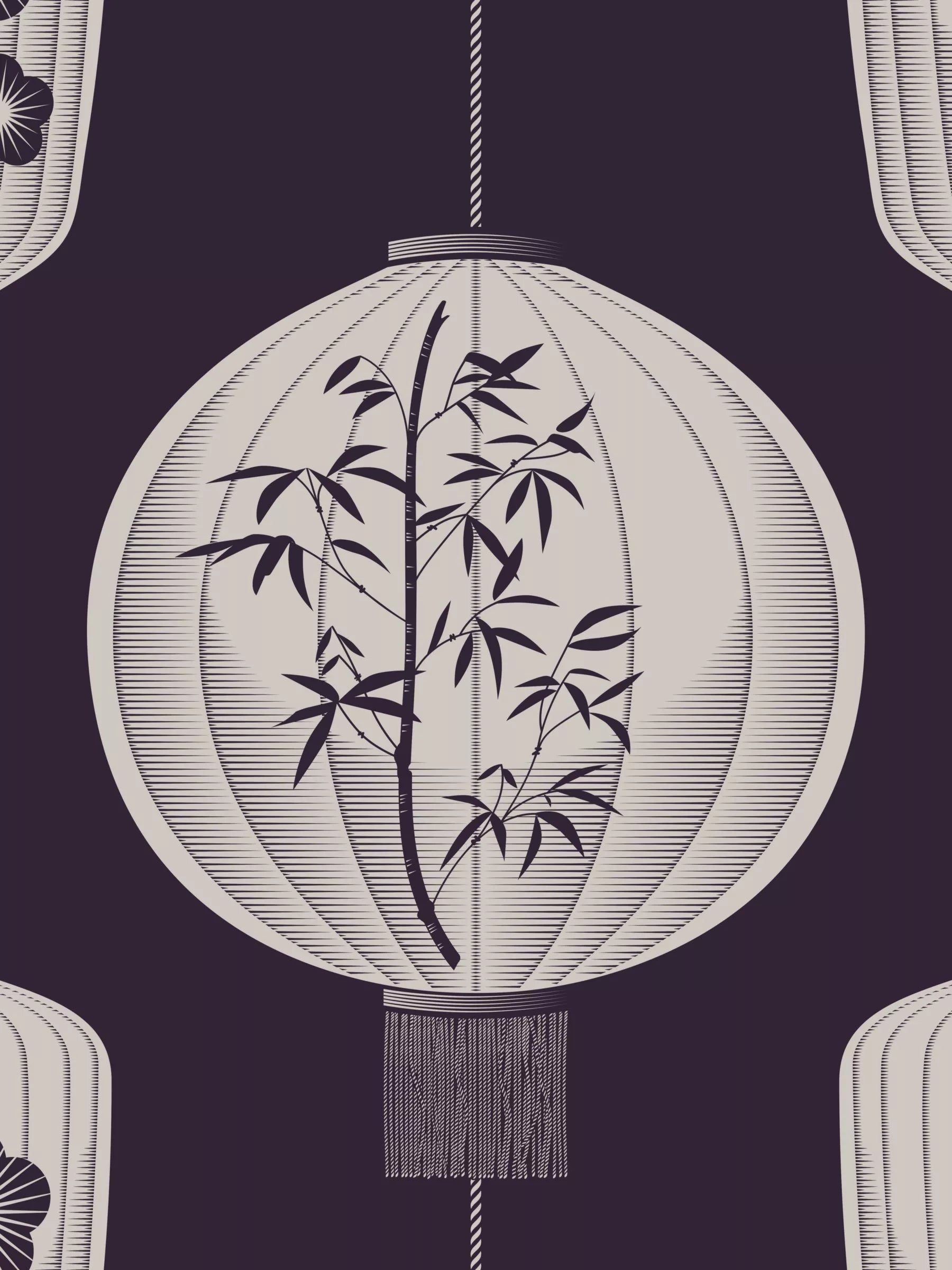 Mini Moderns Lucky Lantern Wallpaper, AZDPT045WP