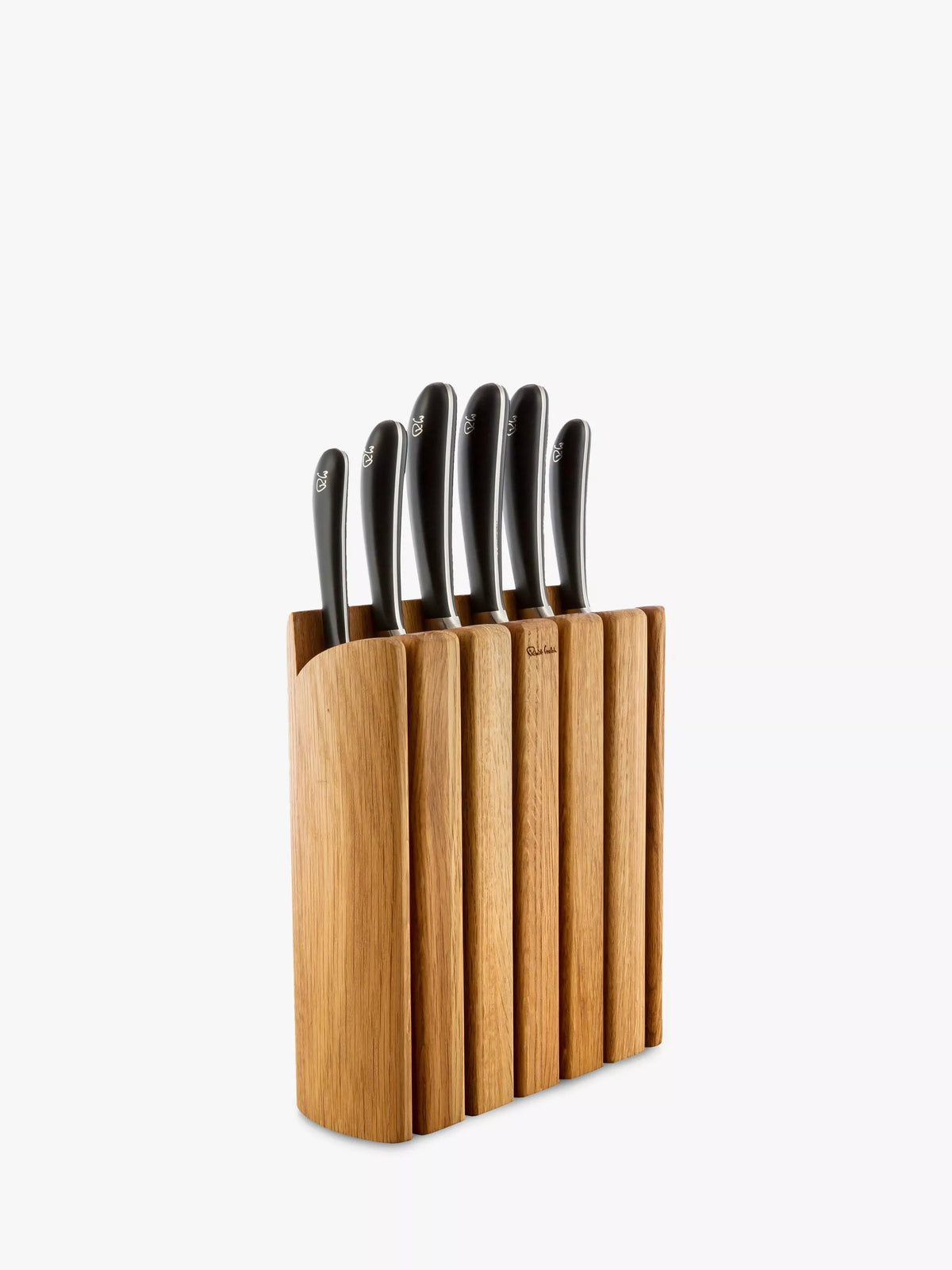 Robert Welch Signature Book Oak wood knife block imported from the UK
