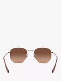 Ray-Ban RB3548N hexagonal gradient sunglasses 51mm, UK version