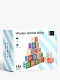 John Lewis wooden alphabet blocks 40-piece (British brand)