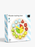 John Lewis wooden teaching clock educational toy - British product