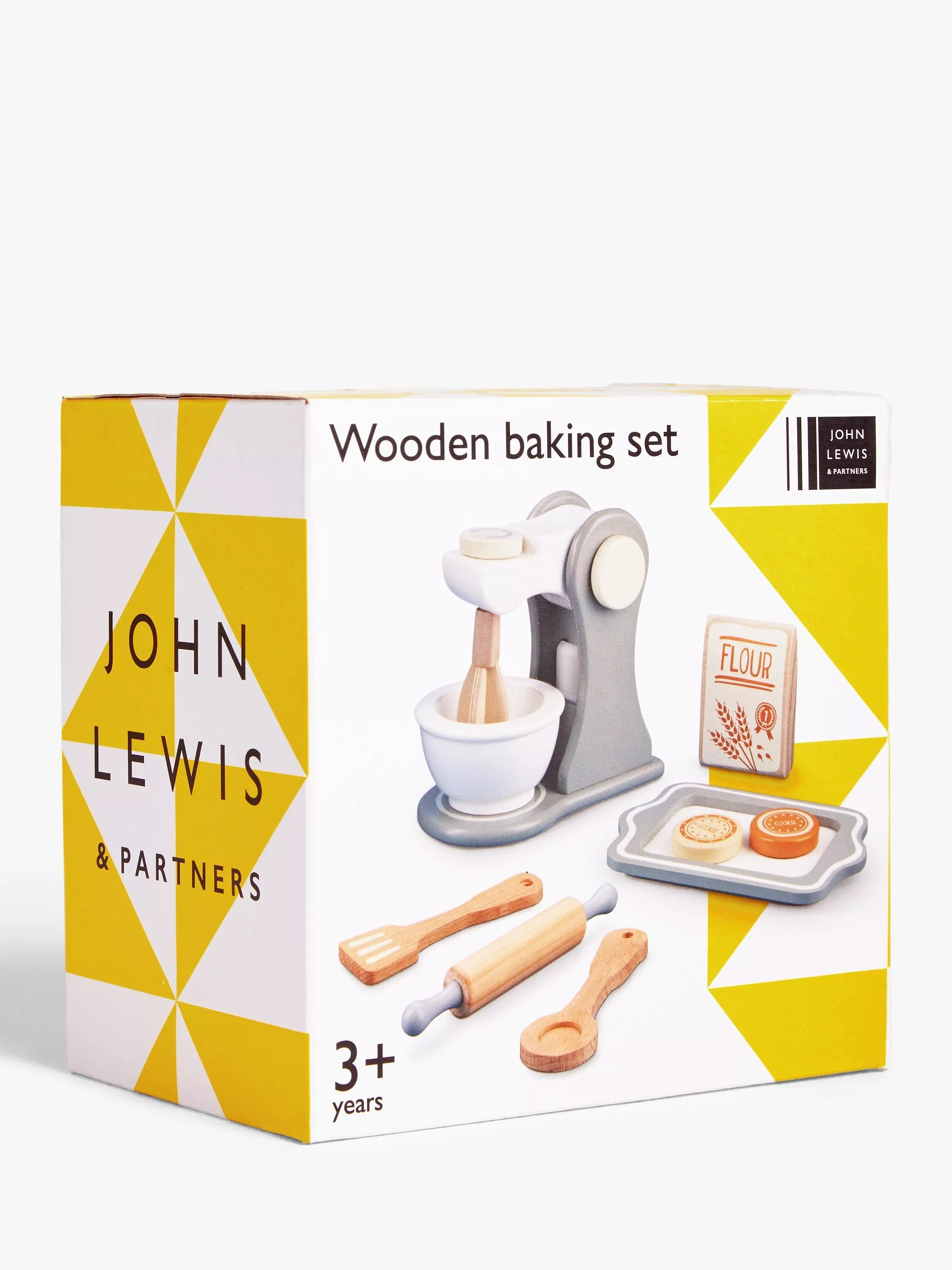 John Lewis wooden baking set toy, imported from the UK