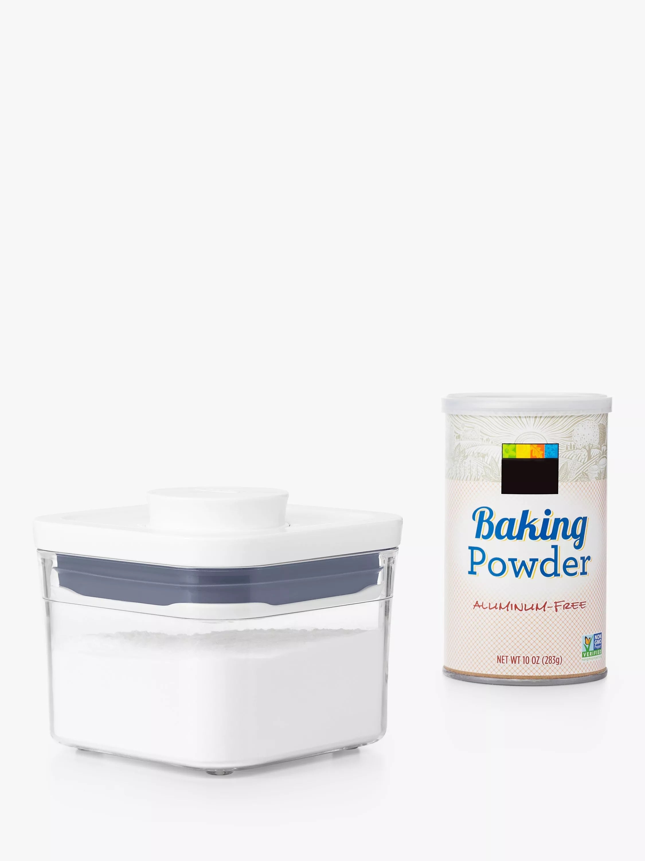 OXO POP square kitchen storage container 400ml - British product