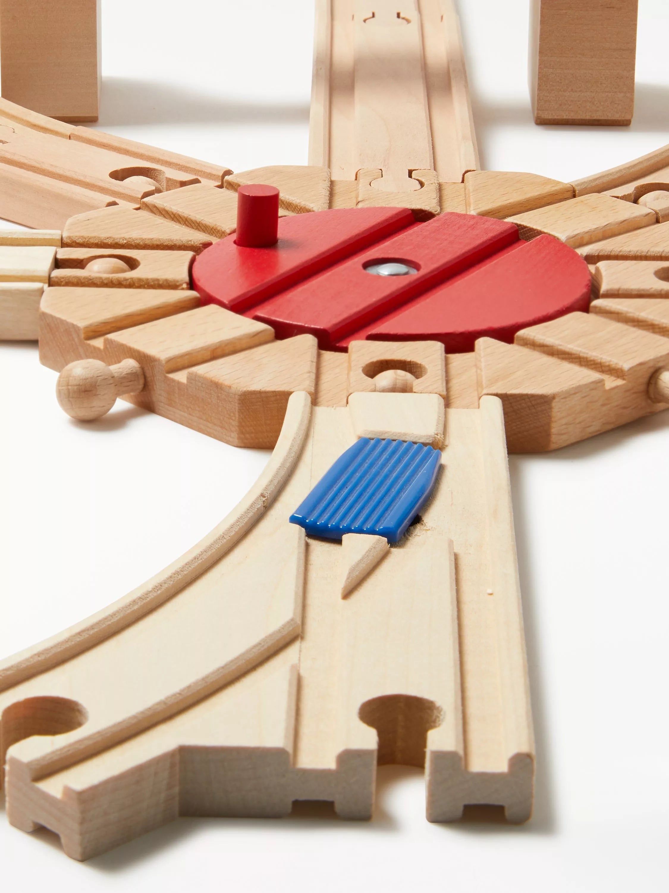 John Lewis wooden train expansion pack with 18 pieces, UK version