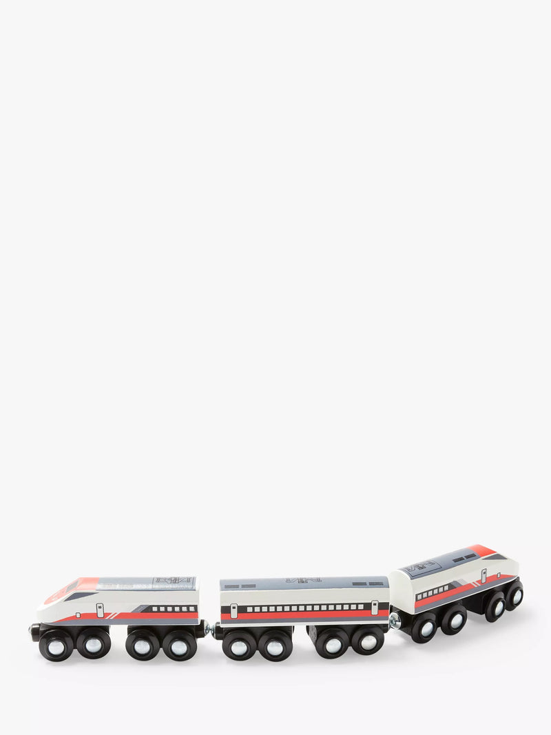 John Lewis bullet train wooden toy - British product
