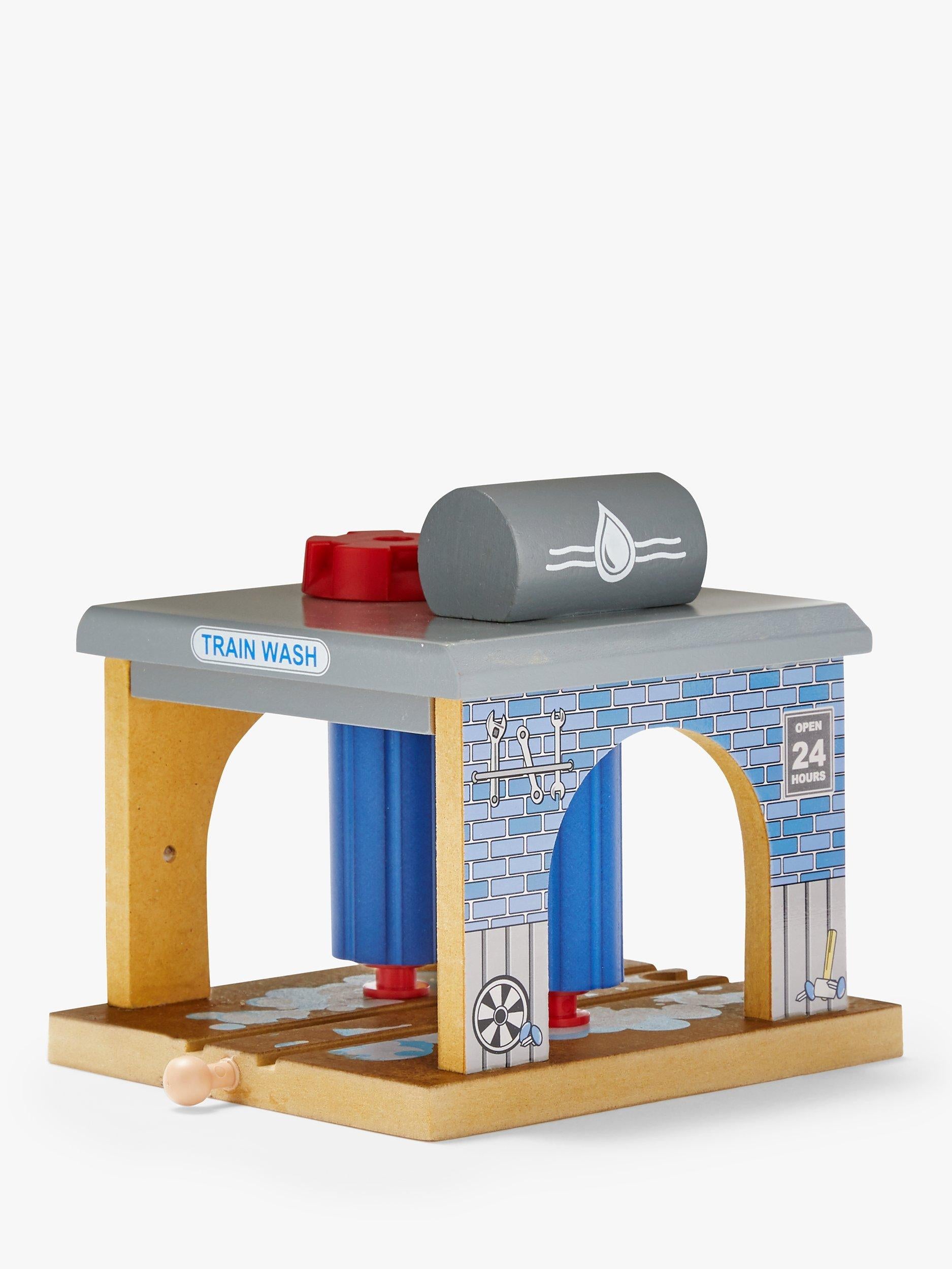 John Lewis wooden train wash station toy (British brand)