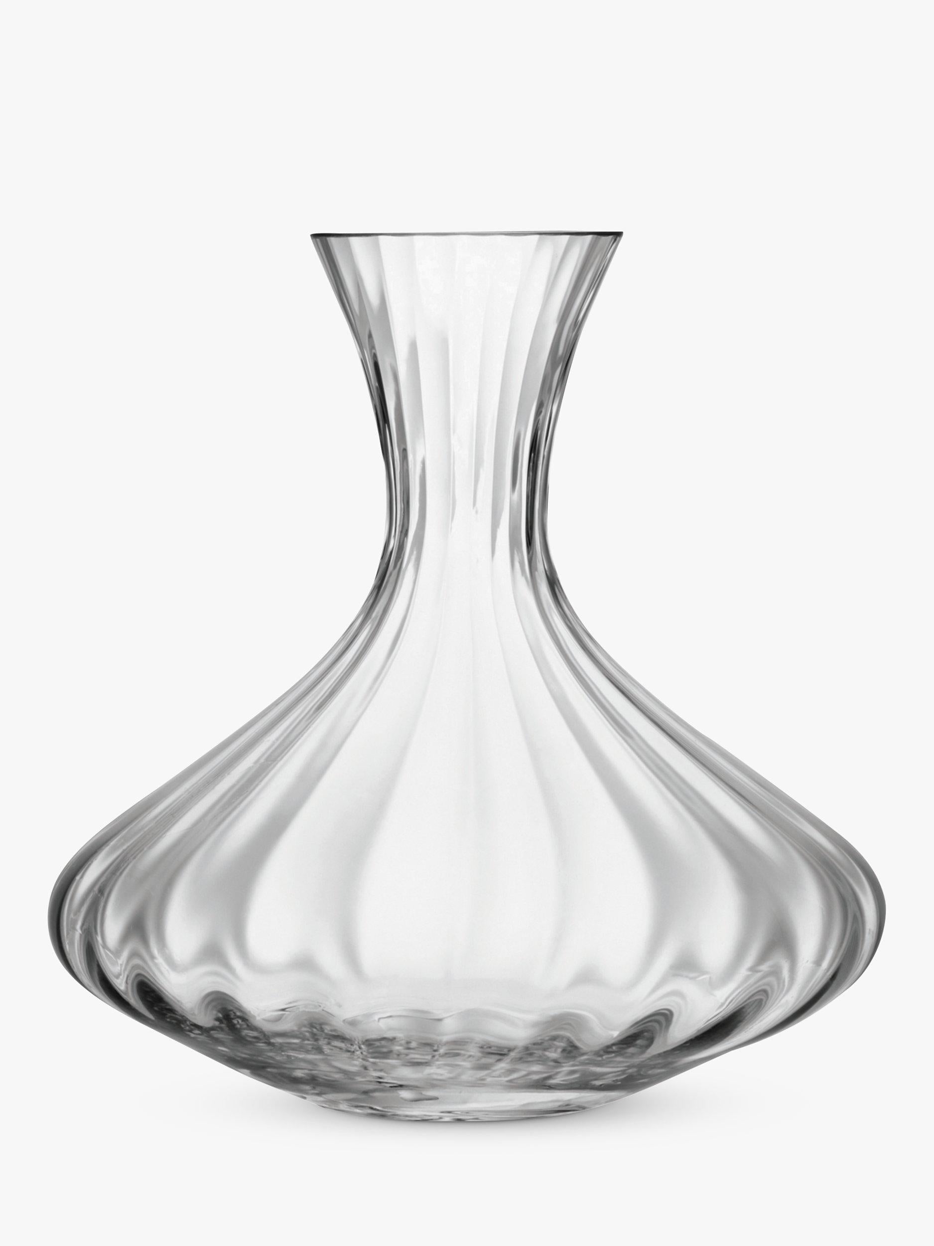 LSA International Aurelia optic glass carafe 1.8L, imported from the UK