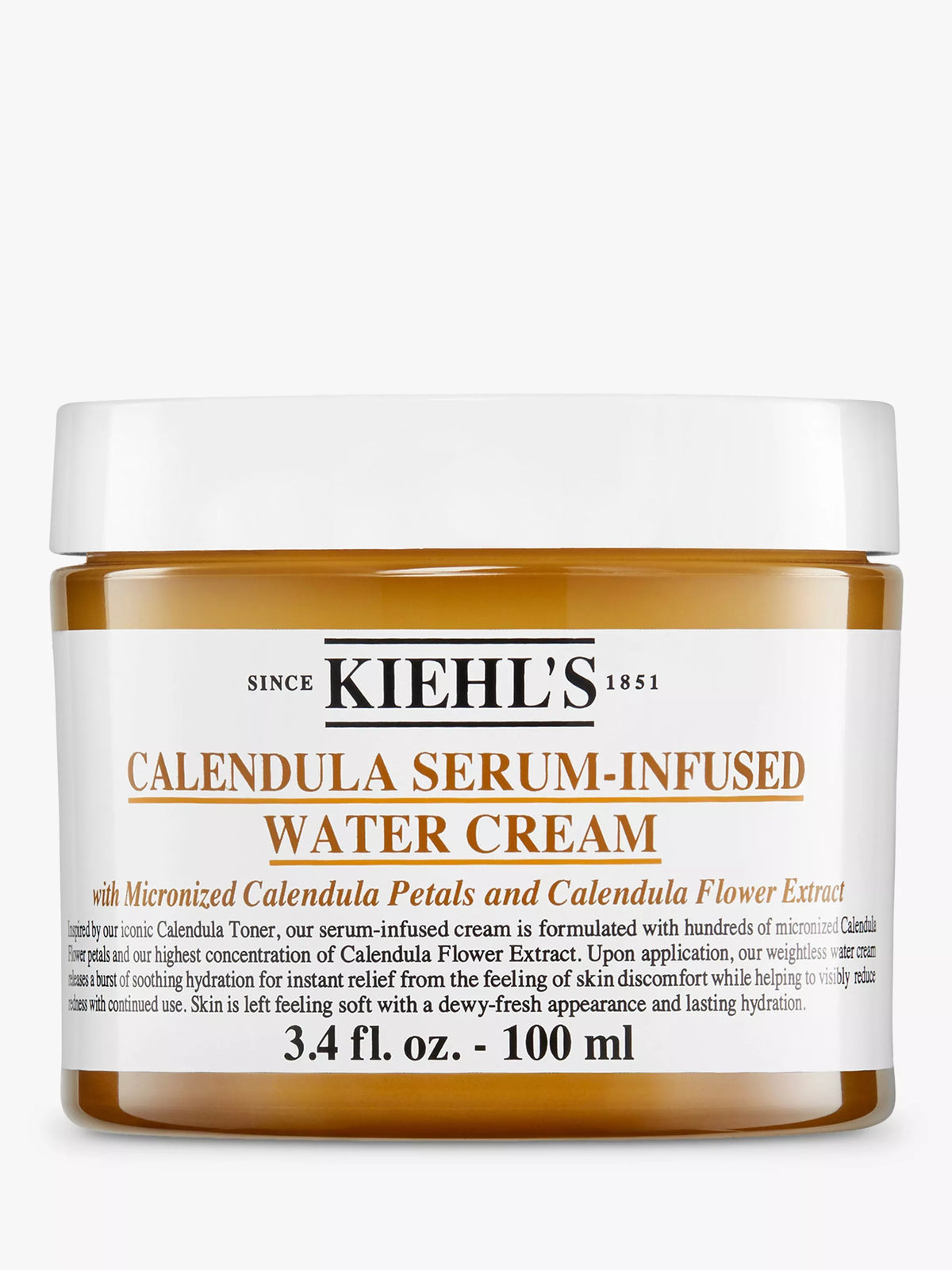 Kiehl's Calendula Serum-Infused Water Cream 100ml (British brand)