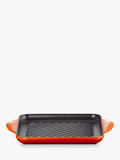 Le Creuset cast iron skinny square grill 24cm, UK version