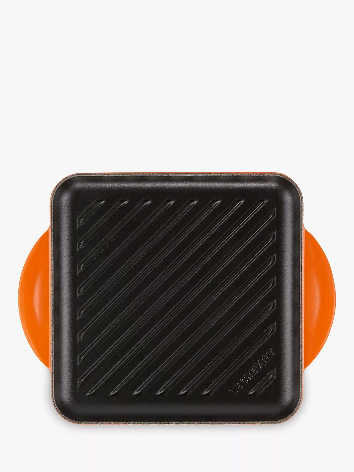 Le Creuset Essentials Cast Iron 24cm Skinny Square Grill, Deep Teal