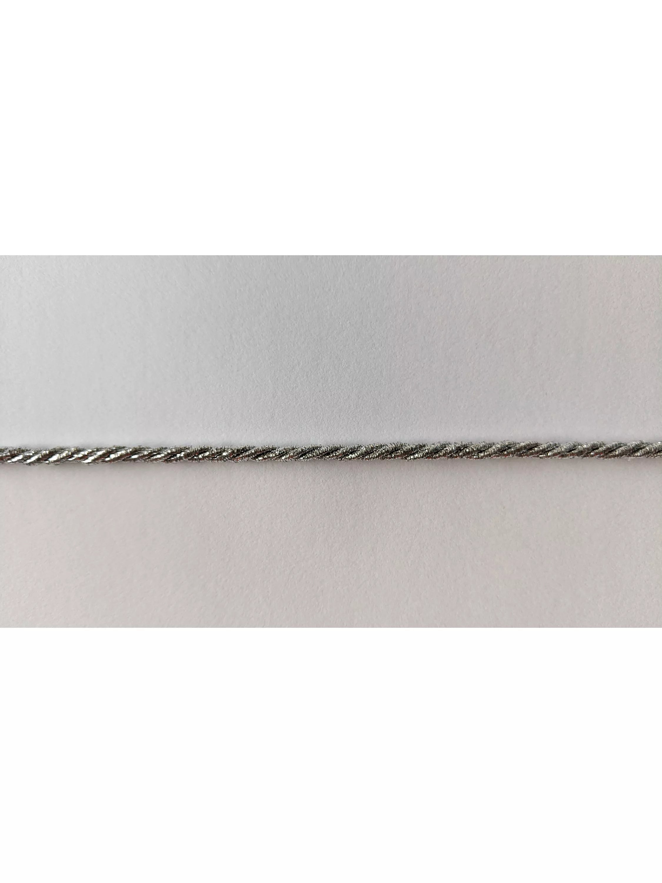 John Lewis cord braid silver 5m, imported from the UK