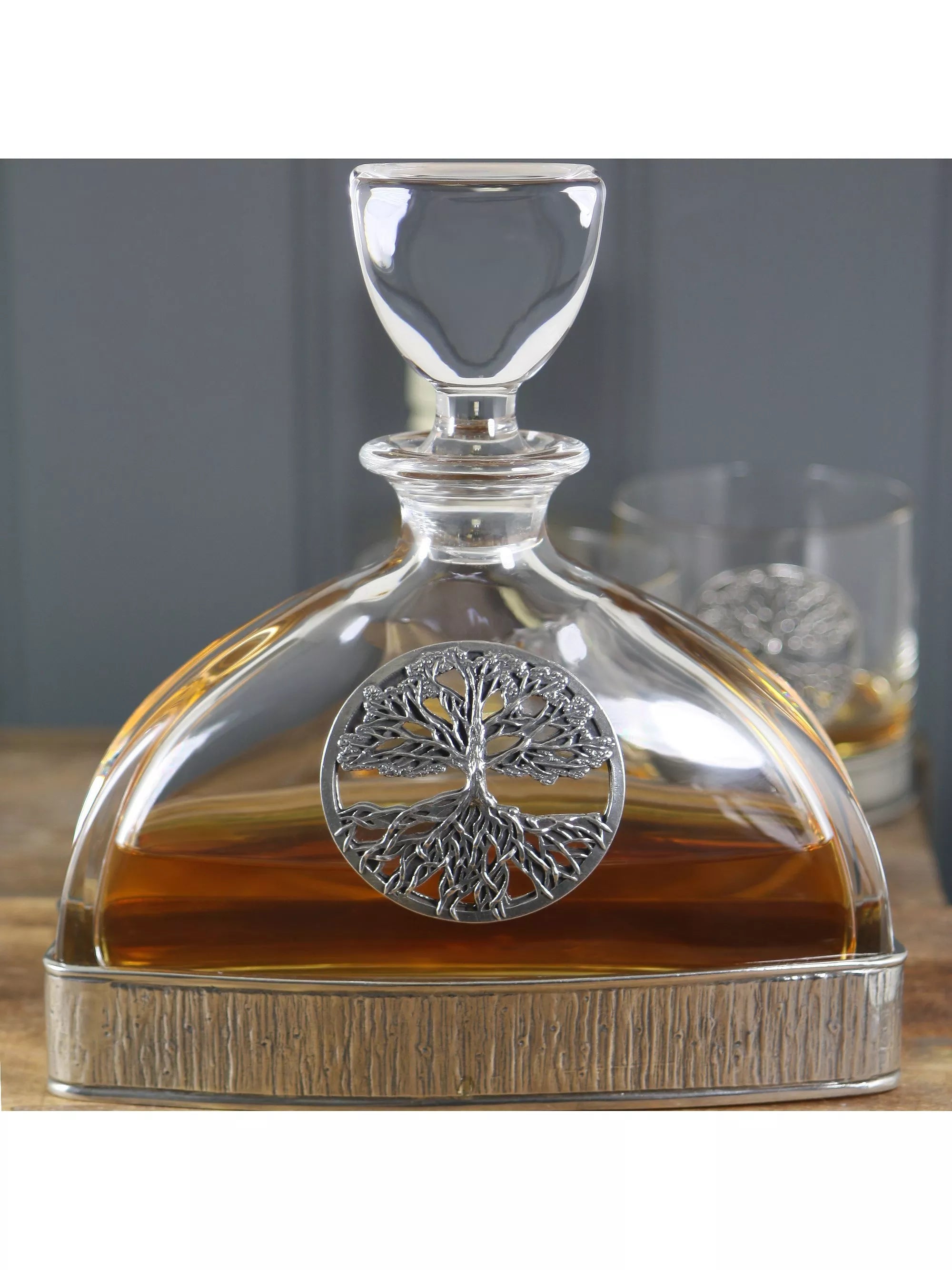 English Pewter Company Tree of Life decanter 570ml - British product