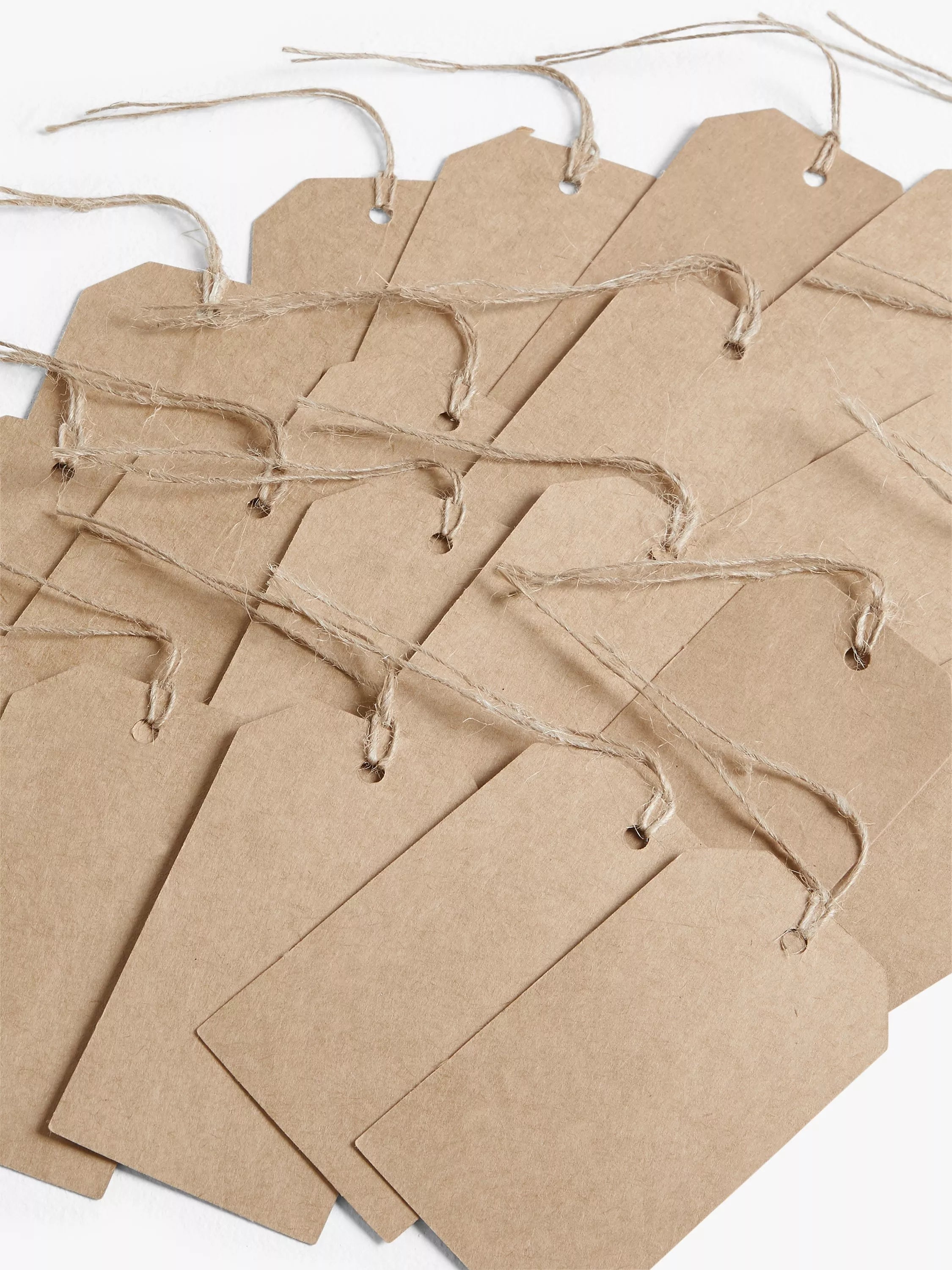 John Lewis Kraft gift tags pack of 20 - British product