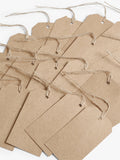 John Lewis Kraft gift tags pack of 20 - British product