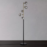 John Lewis Huxley floor lamp Smoke Antique Brass (British brand)