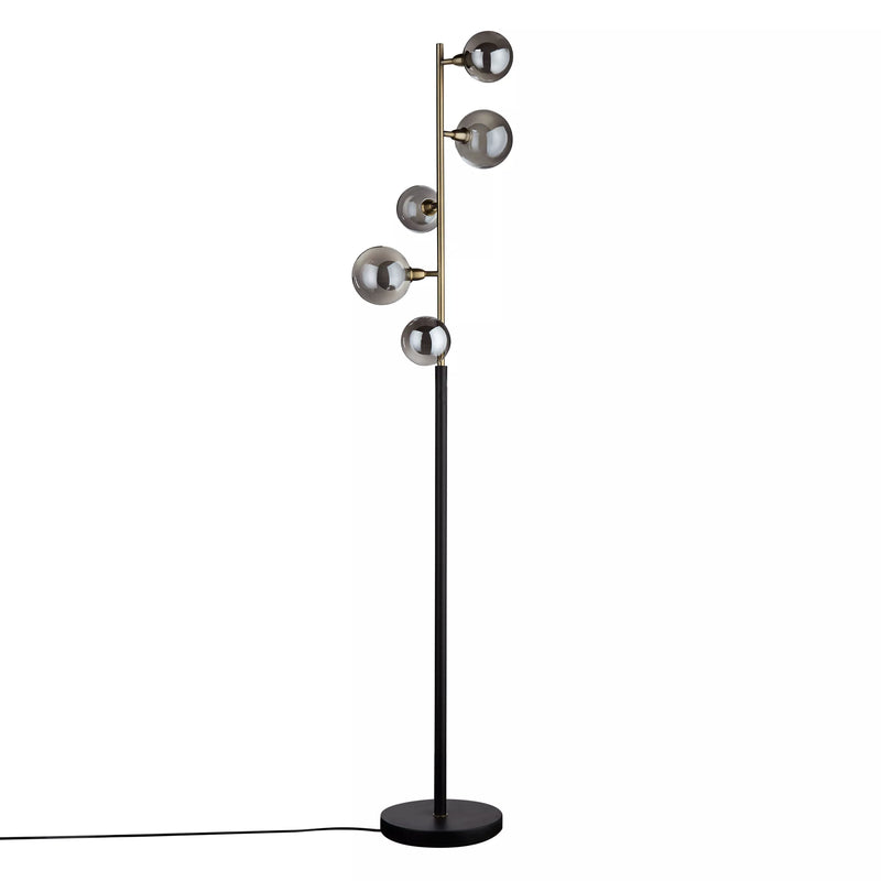 John Lewis Huxley floor lamp Smoke Antique Brass (British brand)