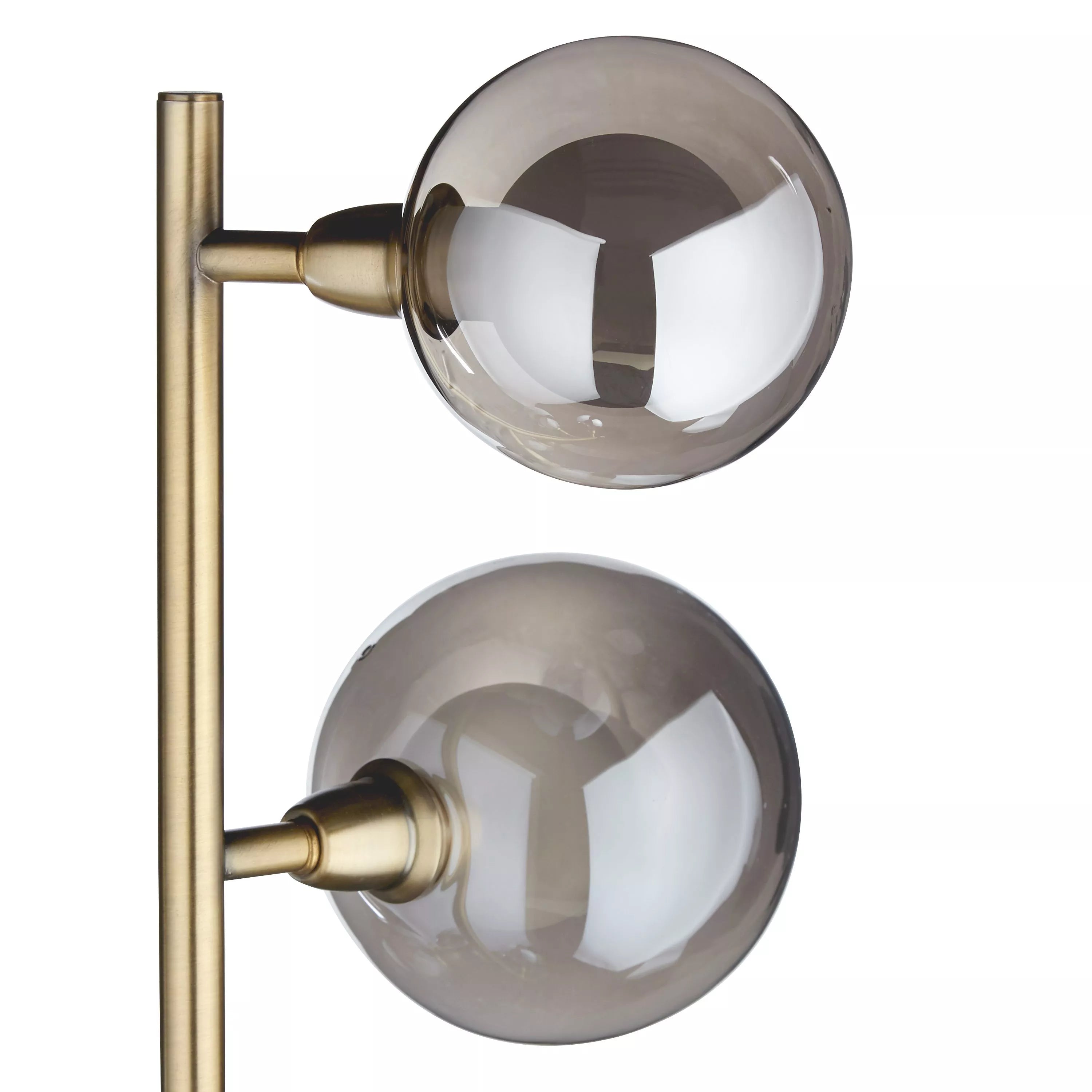 John Lewis Huxley floor lamp Smoke Antique Brass (British brand)