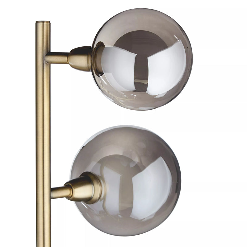John Lewis Huxley floor lamp Smoke Antique Brass (British brand)