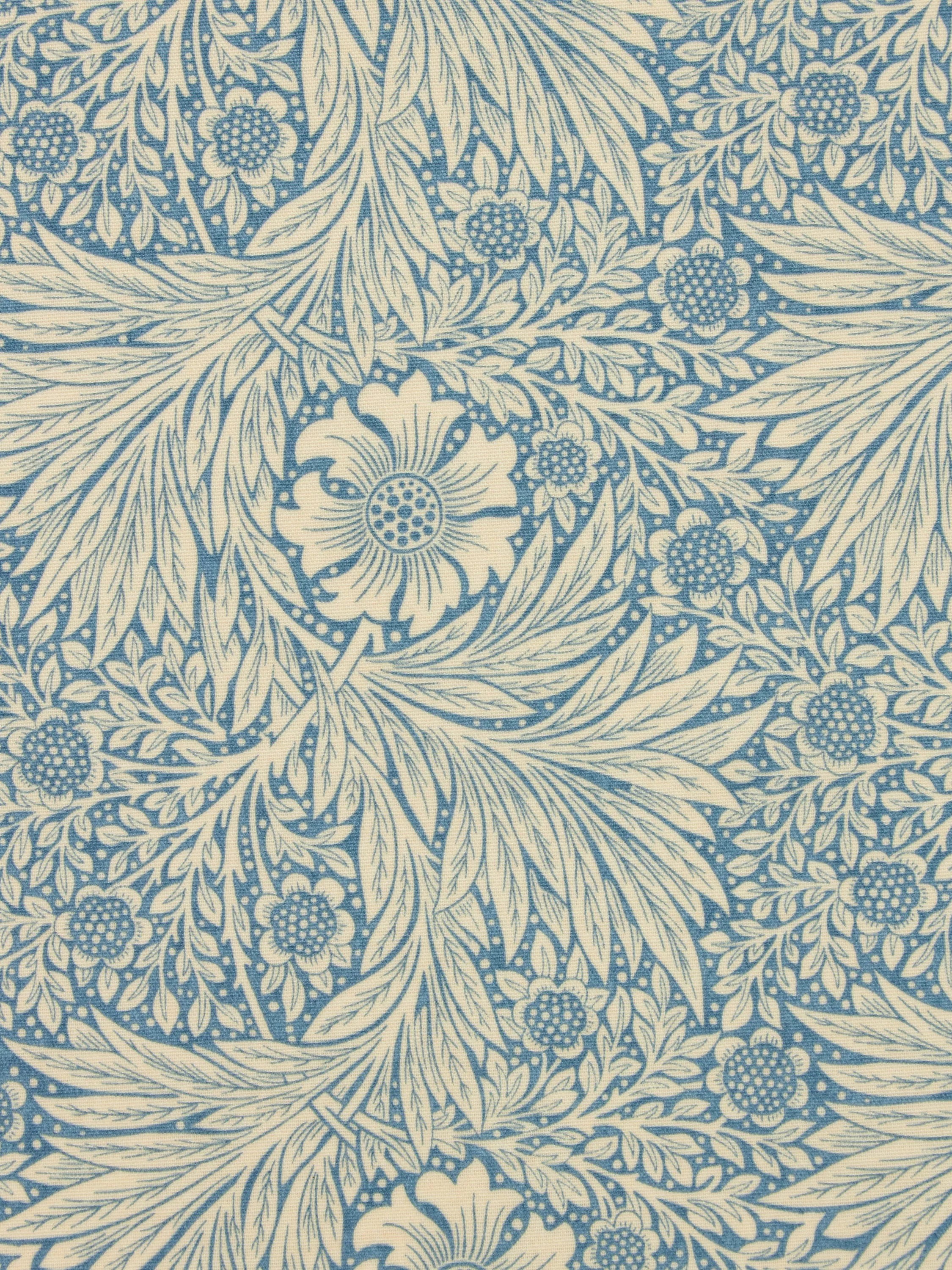 Morris & Co. marigold oilcloth tablecloth fabric 130cm, imported from the UK