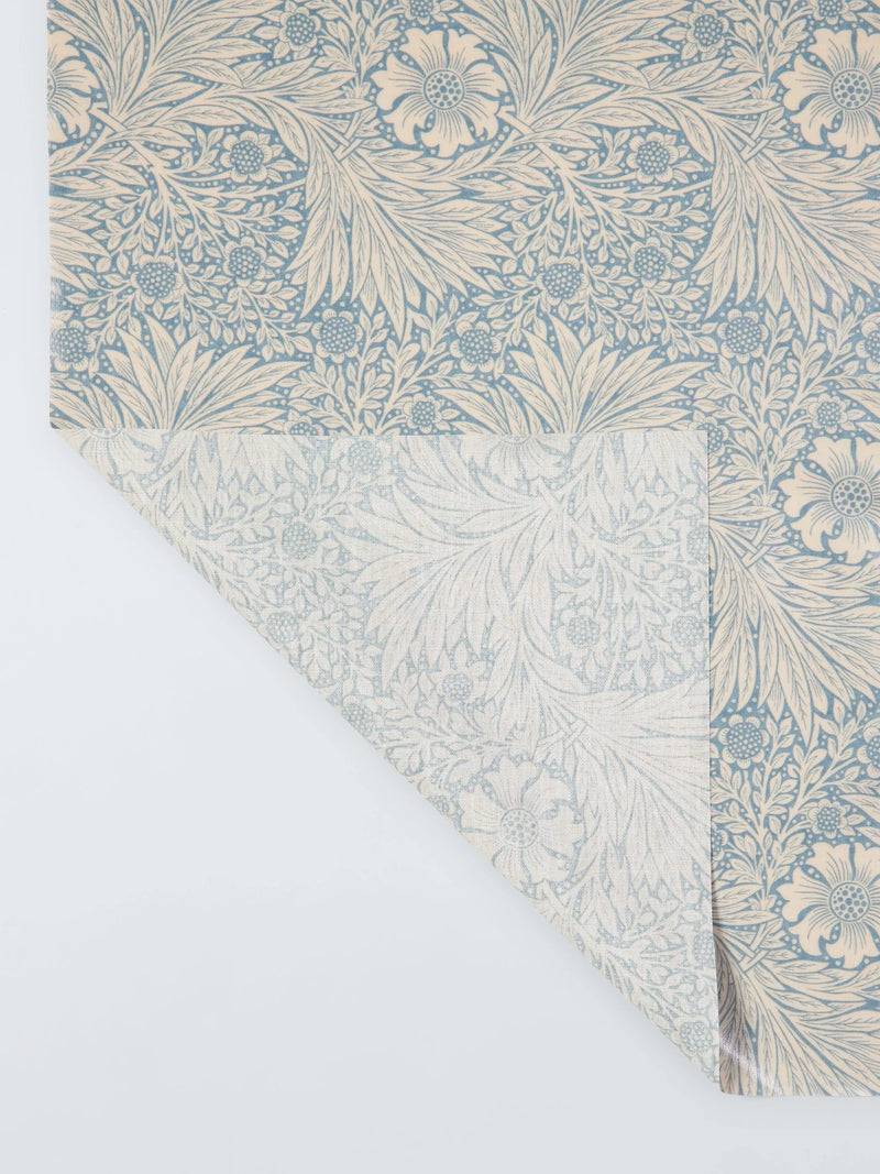 Morris & Co. marigold oilcloth tablecloth fabric 130cm, imported from the UK