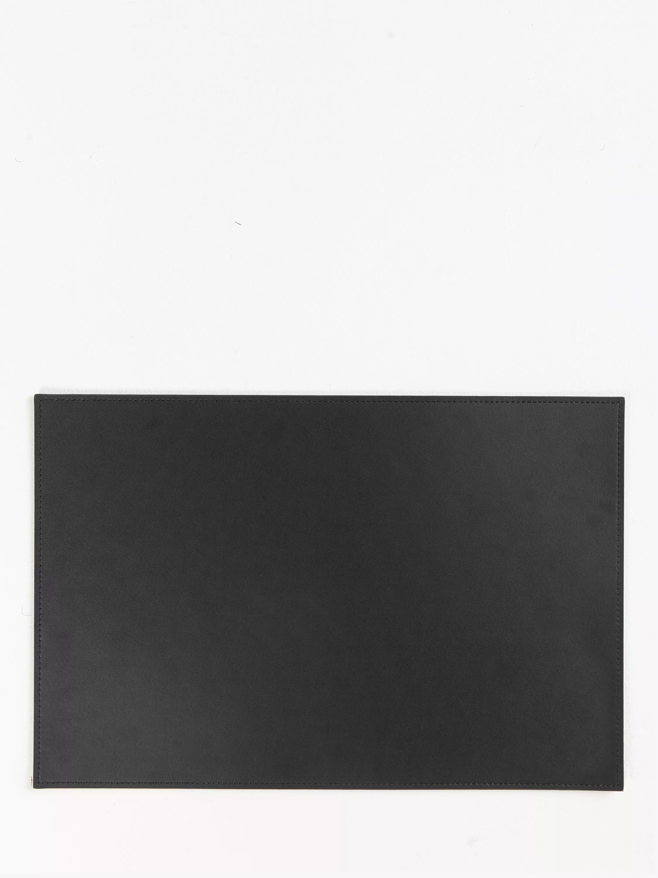John Lewis bonded leather placemats black set of 2 (British brand)