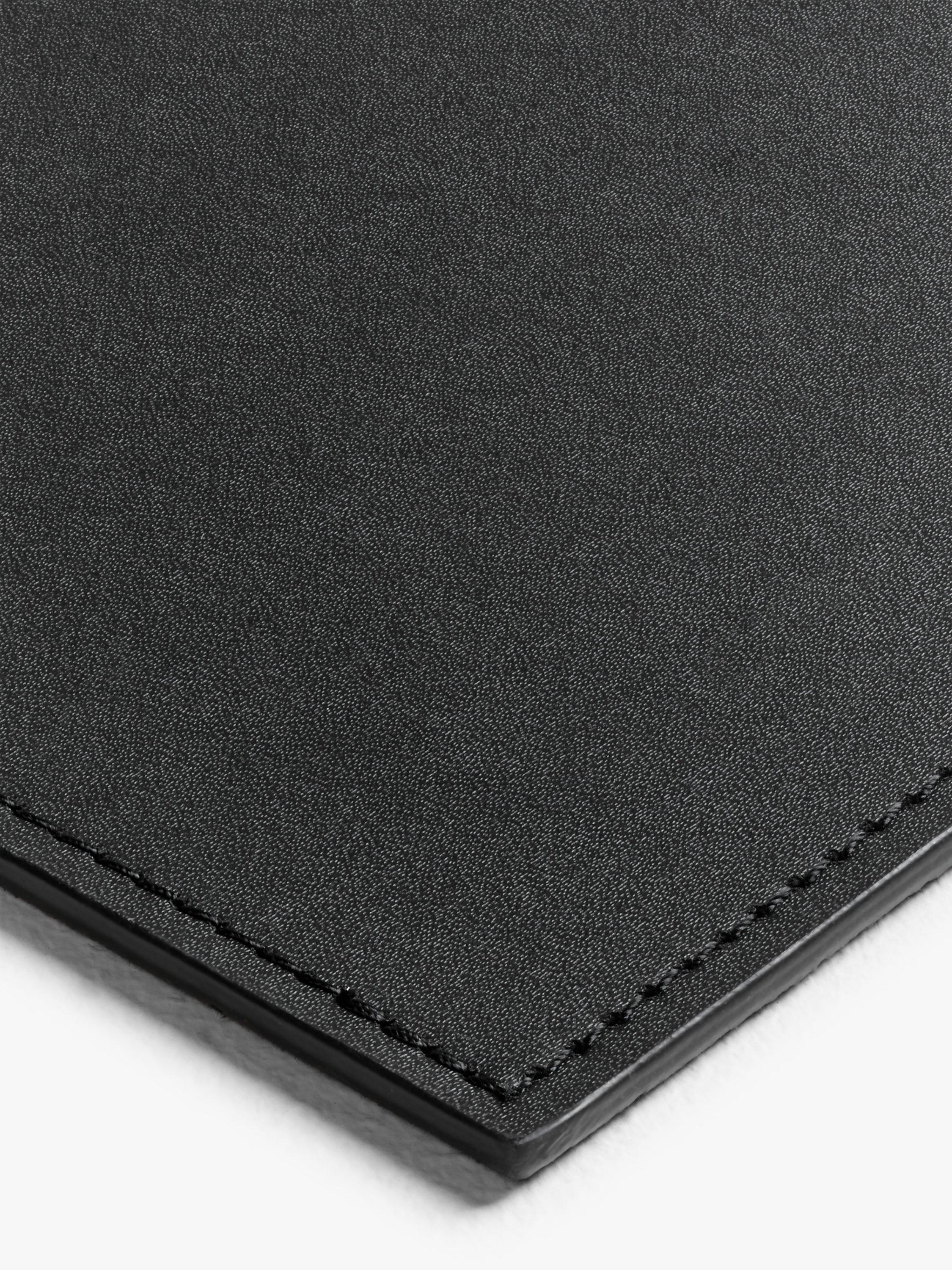 John Lewis bonded leather placemats black set of 2 (British brand)