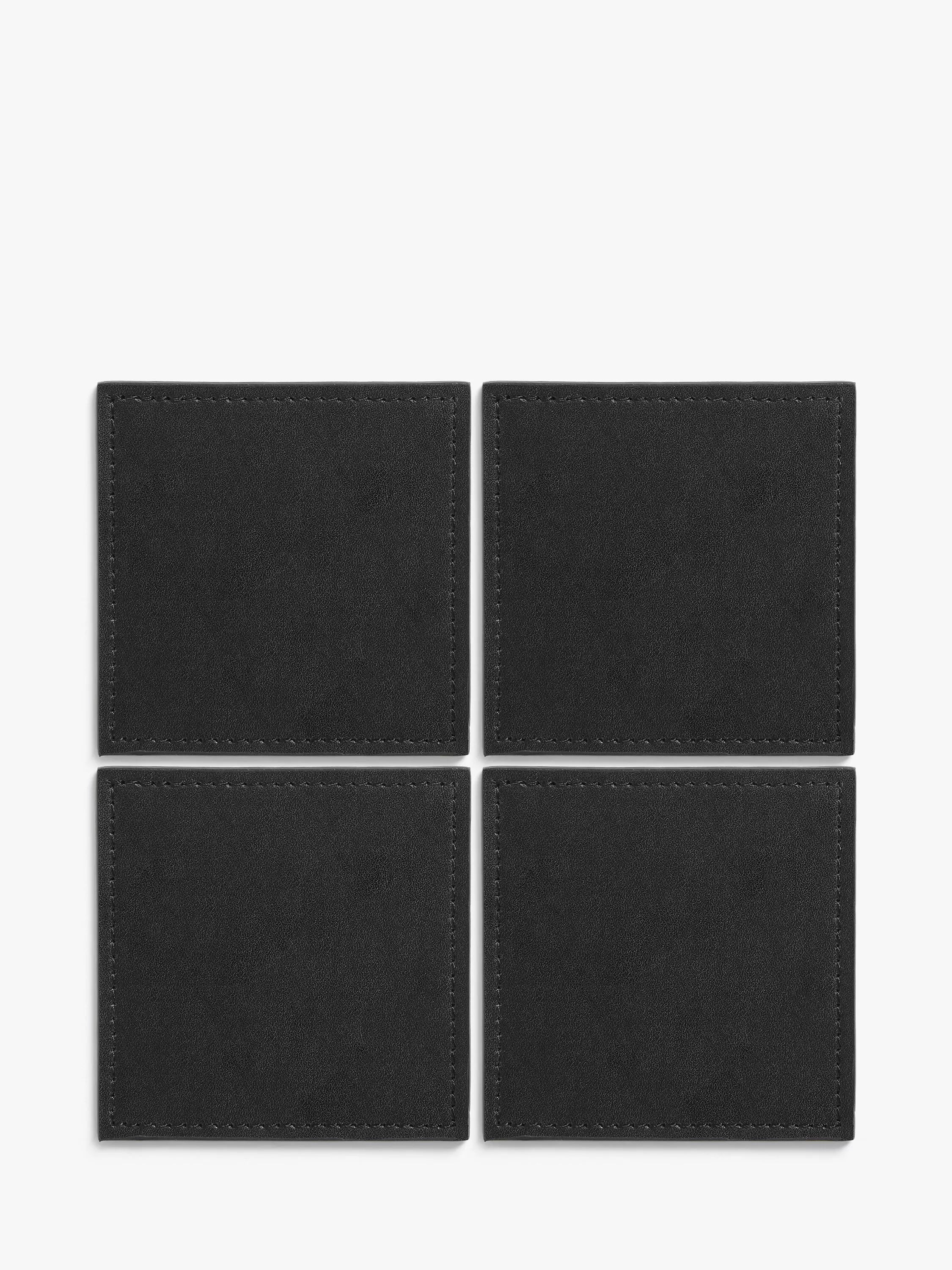 John Lewis bonded leather coasters set of 4 - British product