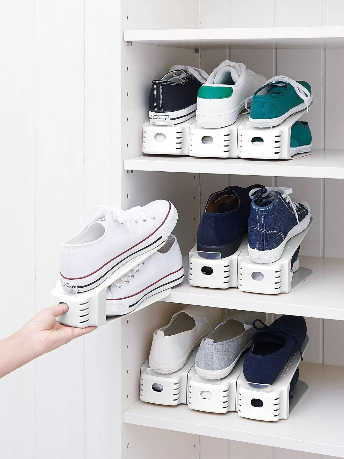 Like-it shoe holder organiser set of 6, (British brand)