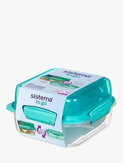 John Lewis Sistema Stackable Lunch Box 1.2L Assorted Colours- Buy online at McGrocer