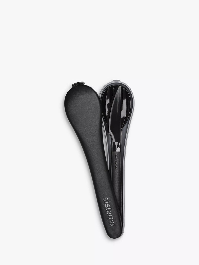 Sistema portable cutlery set with case assorted - British product