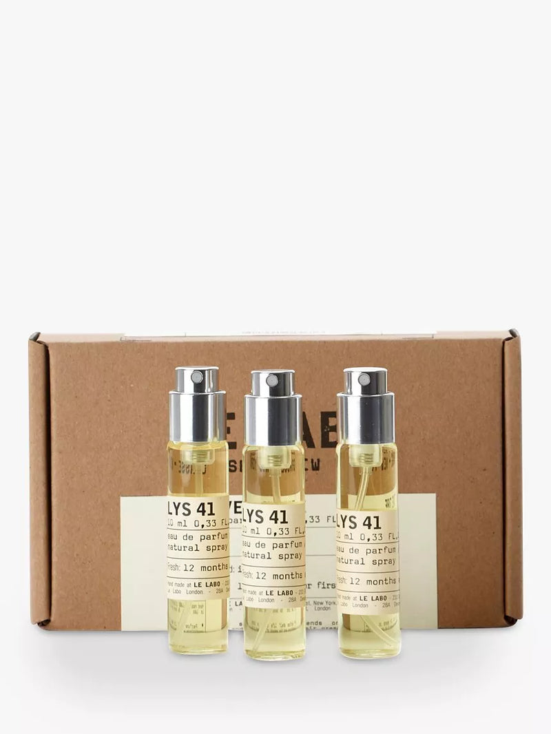 Le Labo white floral eau de parfum travel refill set 3 x 10ml, UK version